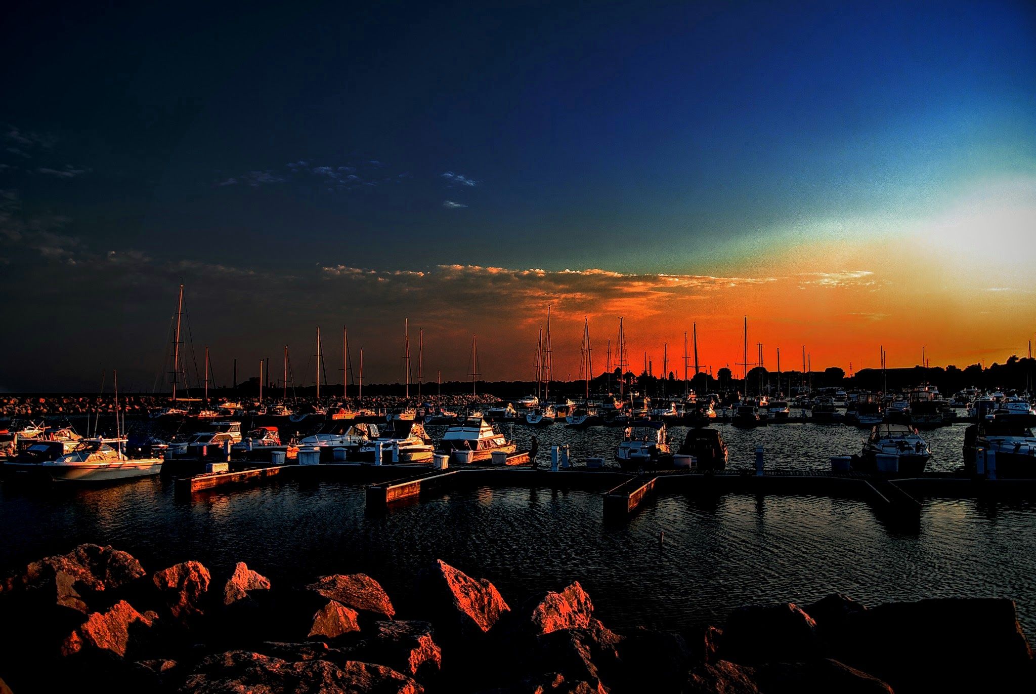 A Sheboygan harbor view from Michael Brunette's visual archive.