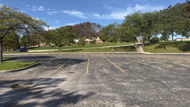 Empty lot on the Sheboygan riverfront